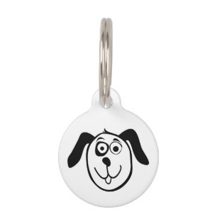 Para Mascotas Placa de identificación de perro personalizada con