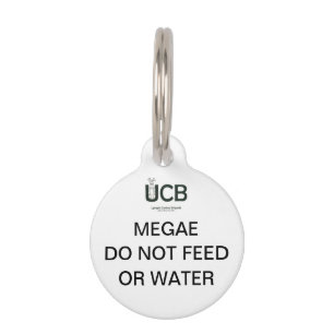 Para Mascotas Placa de identificación de UCB