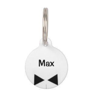 Para Mascotas Placa de identificación del hombre del mejor amigo