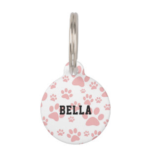 Para Mascotas Placa de identificación personalizada con diseño