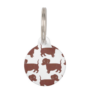 Para Mascotas Placa de identificación redonda de encargo del