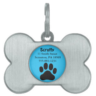 Para Mascotas Placa de Perro