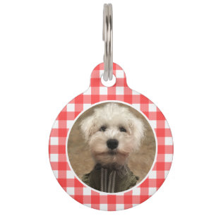 Para Mascotas Placa de verificación de búfalo del marco fotográf