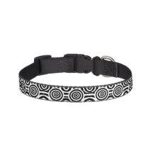 Resumen de collar de perro negro y blanco o de col