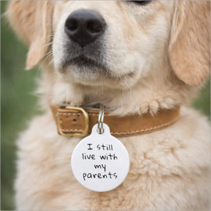 Para Mascotas Todavía Vivo con la Placa de Identificación de la