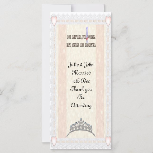 Para mejor o peor (Anverso)