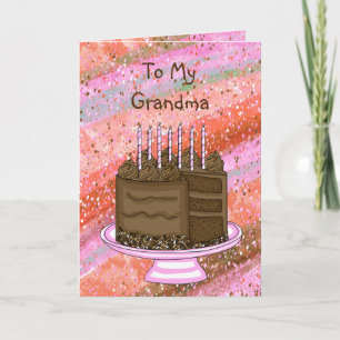 Para mi abuela   Tarjeta de cumpleaños feliz