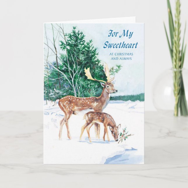 Para mi amor en el navidad y siempre (Anverso)