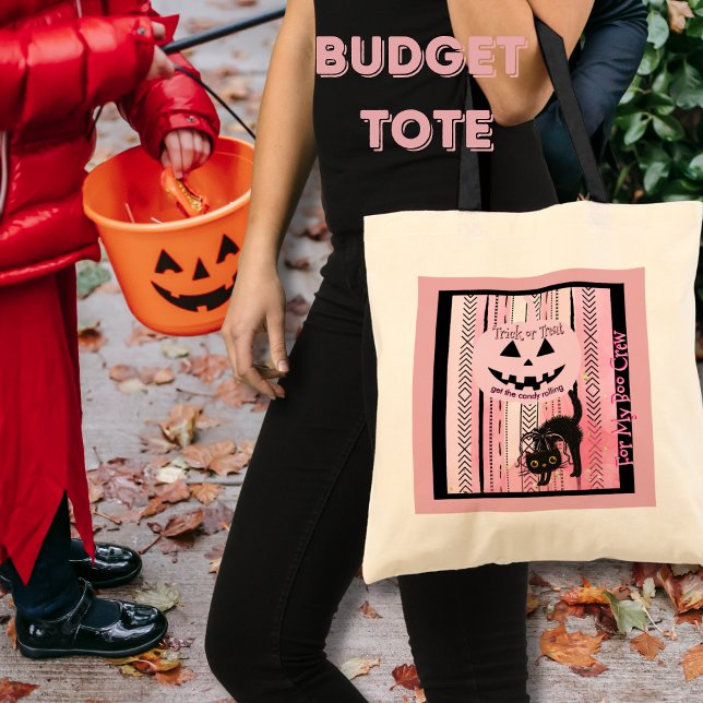 Para Mi Equipo De Boo - Bolsa De Toallas De Calaba (For My Boo Crew - Pink Pumpkin Halloween Tote Bag)