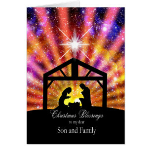 Para mi hijo y familia, Navidades de la puesta del