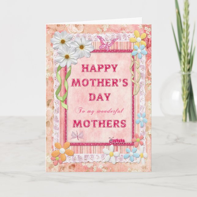 Para mi madre, tarjeta del Día de la Madre (Anverso)