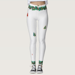 PARA NAVIDADES IMPRESIONADOS HOLLY Leggings