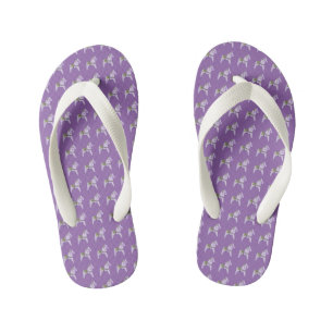 Para Niños Caballos Morados Chanclas