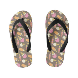 Para Niños Chanclas con estampado de helado y caramelos