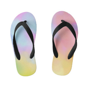 Para Niños Chanclas en nubes de colores pastel