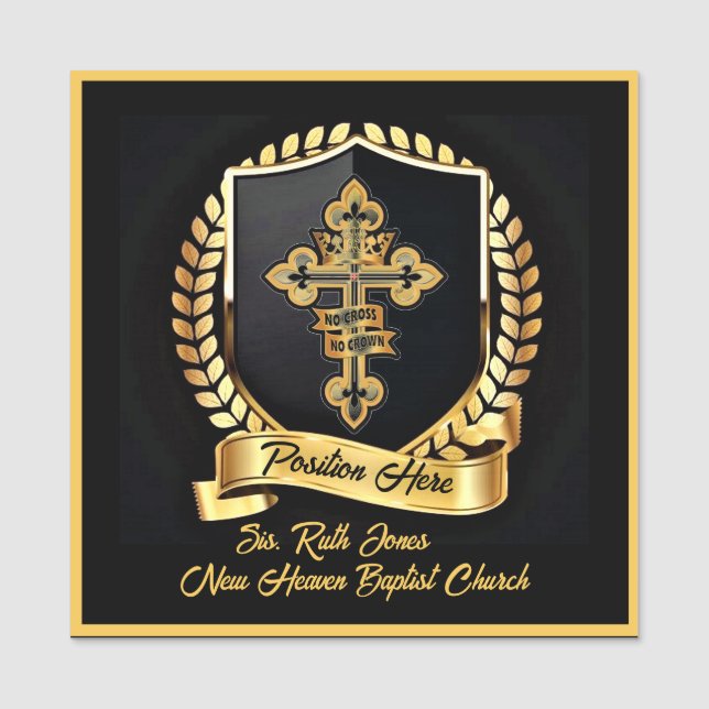 Para Nombres Diseñar su propia etiqueta de nombre (Anverso)