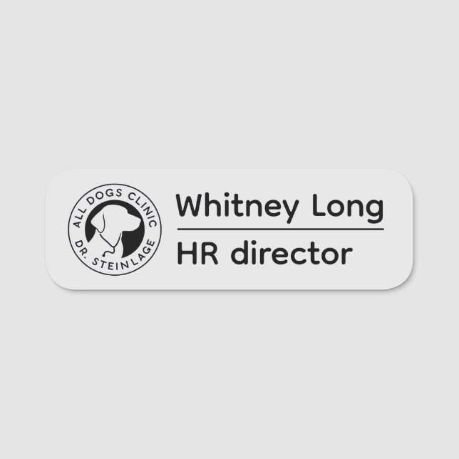 Para Nombres Etiqueta de nombre (Anverso)