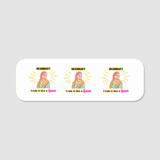 Para Nombres Etiqueta de nombre clásica