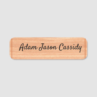 Para Nombres Etiqueta de nombre clásico de estilo Woody