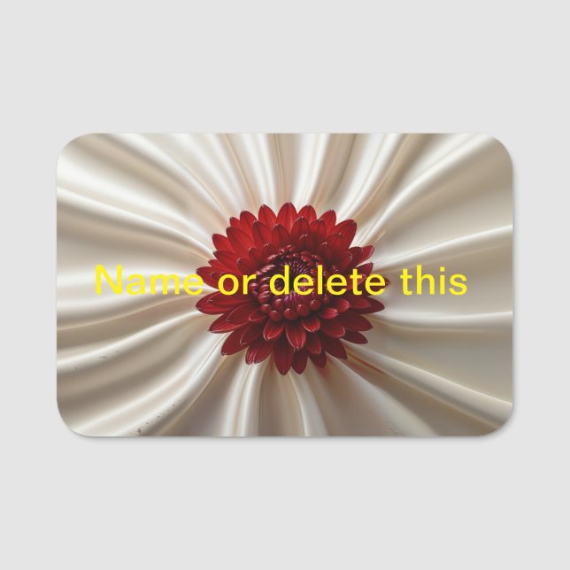 Para Nombres Etiqueta de nombre con colores de Japón (Anverso)