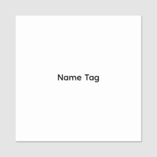 Para Nombres Etiqueta de nombre cuadrada clásica personalizable