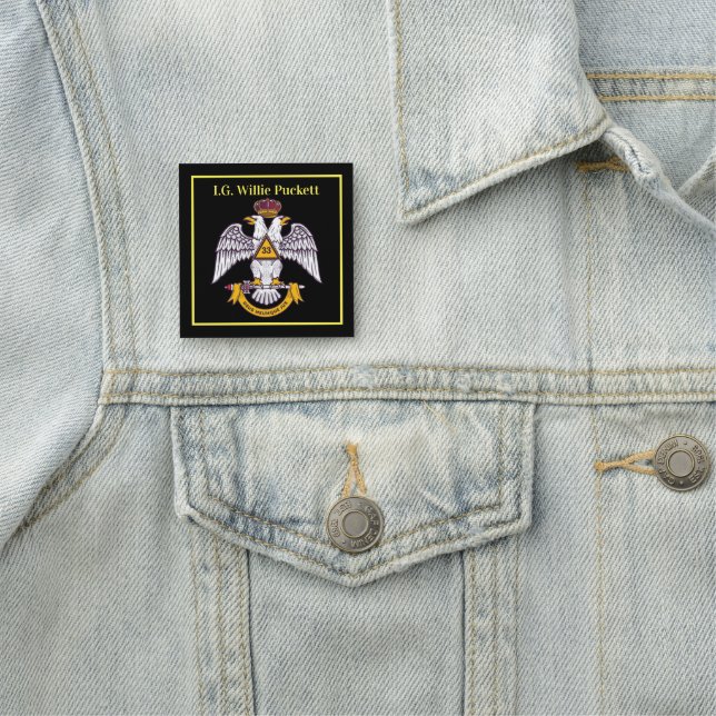 Para Nombres Etiqueta de nombre de 33 grados (In situ)