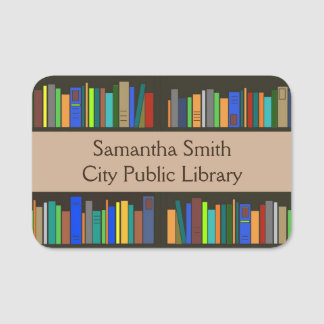 Para Nombres Etiqueta de nombre de biblioteca