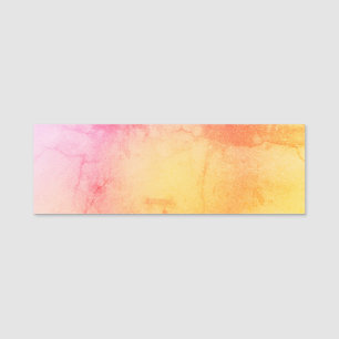 Para Nombres Etiqueta de nombre de color de agua de Sunset