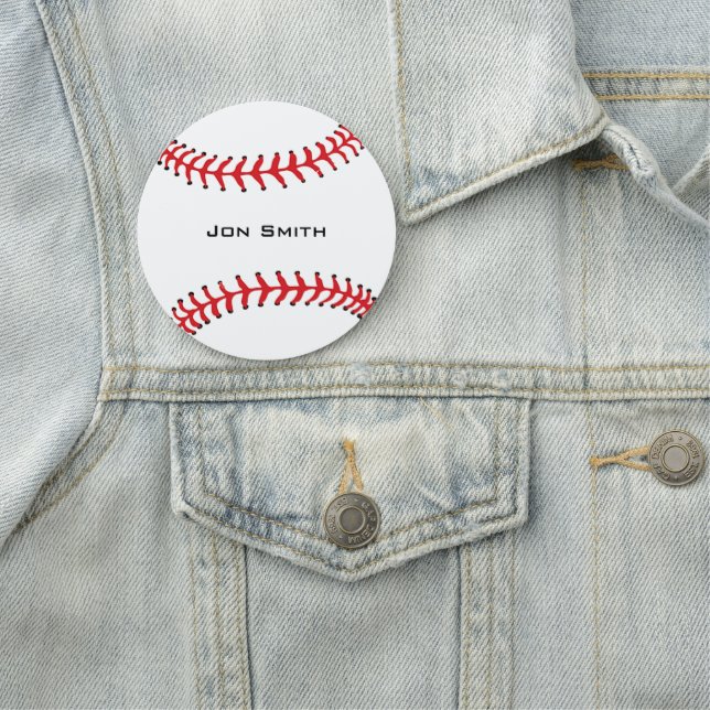 Para Nombres Etiqueta de nombre de diseño de béisbol (In situ)