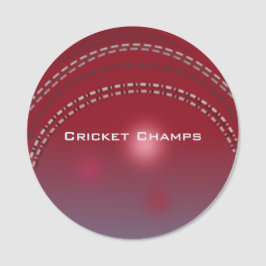 Para Nombres Etiqueta de nombre de diseño de bola de cricket