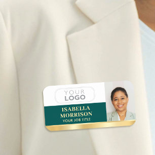 Para Nombres Etiqueta de nombre de empleado personalizada con m