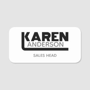 Para Nombres Etiqueta de nombre de Karen