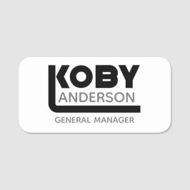 Para Nombres Etiqueta de nombre de Koby