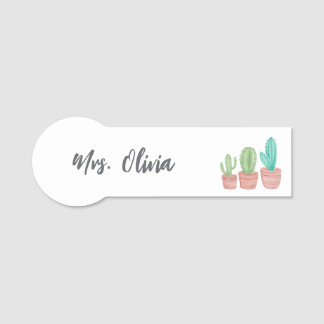 Para Nombres Etiqueta de nombre de maestro personalizada