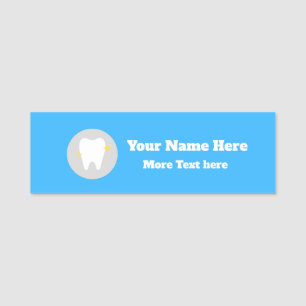 Para Nombres Etiqueta de nombre de oficina de dentista personal