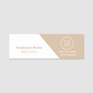 Para Nombres Etiqueta de nombre de pin de seguridad de los empl