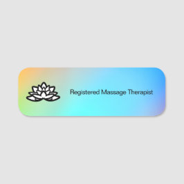 Para Nombres Etiqueta de nombre de Salón Spa