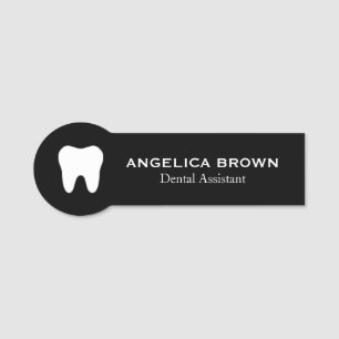 Para Nombres Etiqueta de nombre del asistente dental