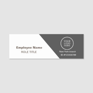 Para Nombres Etiqueta de nombre del pin de seguridad magnética