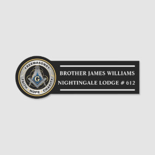 Para Nombres Etiqueta de nombre Freemason