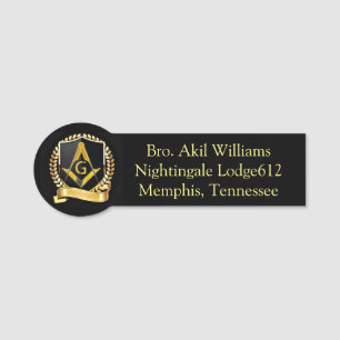 Para Nombres Etiqueta de nombre Freemason