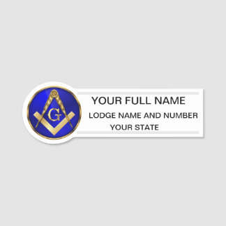 Para Nombres Etiqueta de nombre Freemason