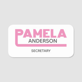Para Nombres Etiqueta de nombre Pamela