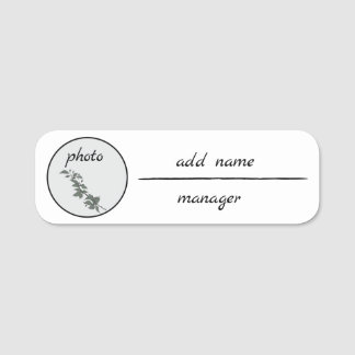 Para Nombres Etiqueta de nombre personalizada elegante – Diseño