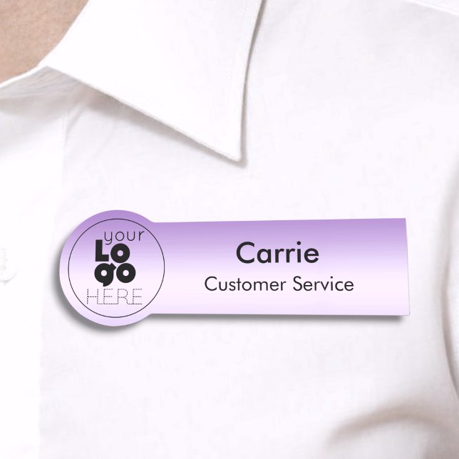 Para Nombres Etiqueta de nombre violeta violeta metálica de log (Subido por el creador)