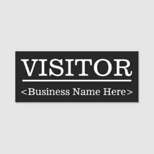 Para Nombres Etiqueta de nombre "VISITOR" respetable