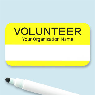 Para Nombres Etiqueta de nombre voluntario marca de borrado sec
