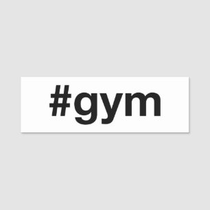 Para Nombres Etiqueta GYM