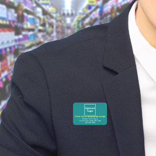 Para Nombres Marca comercial Etiqueta de nombre de rectángulo V