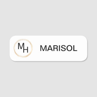 PARA NOMBRES NOMBRE DE ETIQUETA DE 3" X 1" PIN MAGNÉTICO 